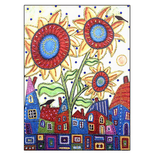 Sunflower 5D Special Shaped Diamond Paint Embroidery Needlework for Rhinestone C