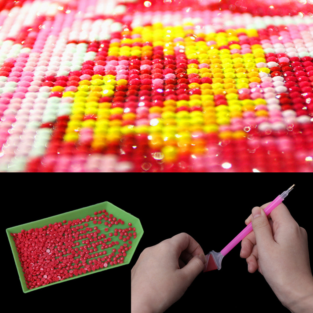 18Pcs Diamond Painting for Cross Stitch Tool Kit Sticky Pen Tweezers For DIY Cra