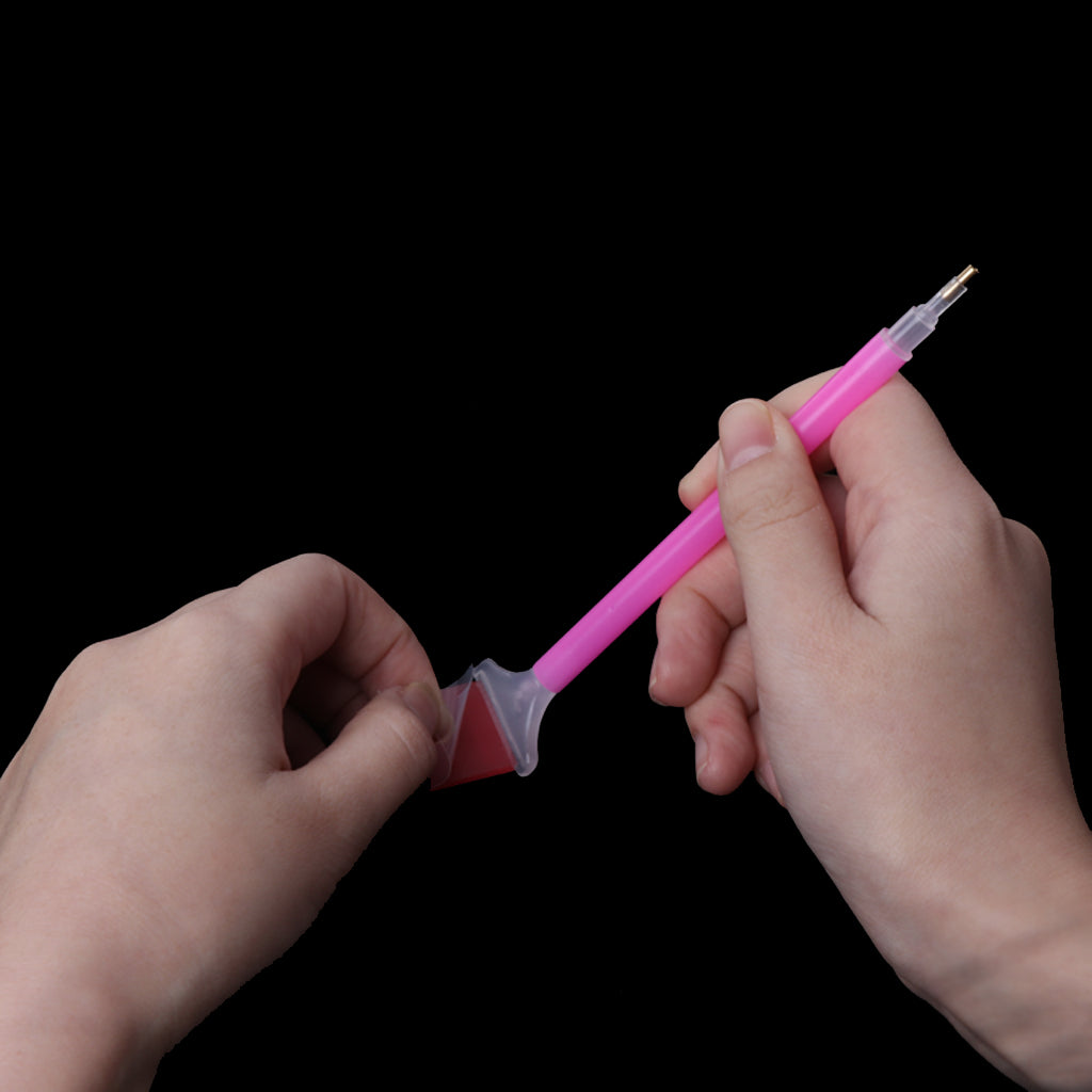 21Pcs Diamond Painting for Cross Stitch Tool Kit Sticky Pen Tweezers For DIY Cra