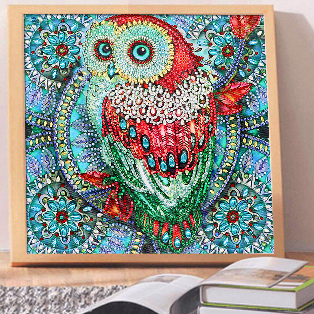 30x30cm Owl 5D Special Diamond Painting Embroidery DIY Needlework for Rhinestone Crystal for Cross Stitch