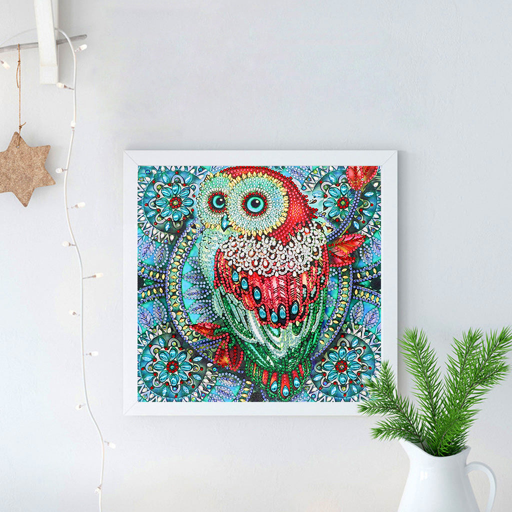 30x30cm Owl 5D Special Diamond Painting Embroidery DIY Needlework for Rhinestone Crystal for Cross Stitch