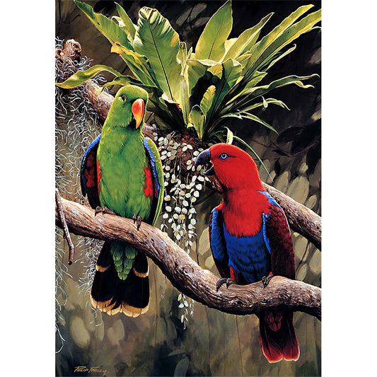 Parrots 5D Full Drill Diamond Painting Embroidery for Cross Stitch Kits DIY for Rhinestone Crystal Home Decoration