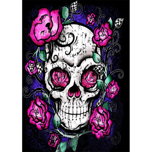 Skull for Head 5D Full Drill Diamond Painting Embroidery for Cross Stitch Kits DIY for Rhinestone Crystal Home Decoration Craft