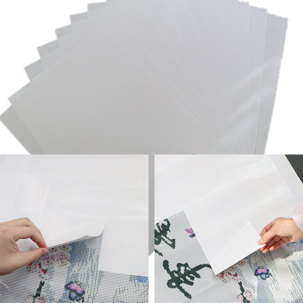 5/10/20/50pcs Non-Stick Double-Sided Release Paper Cover DIY Diamond Painting Tools Accessories