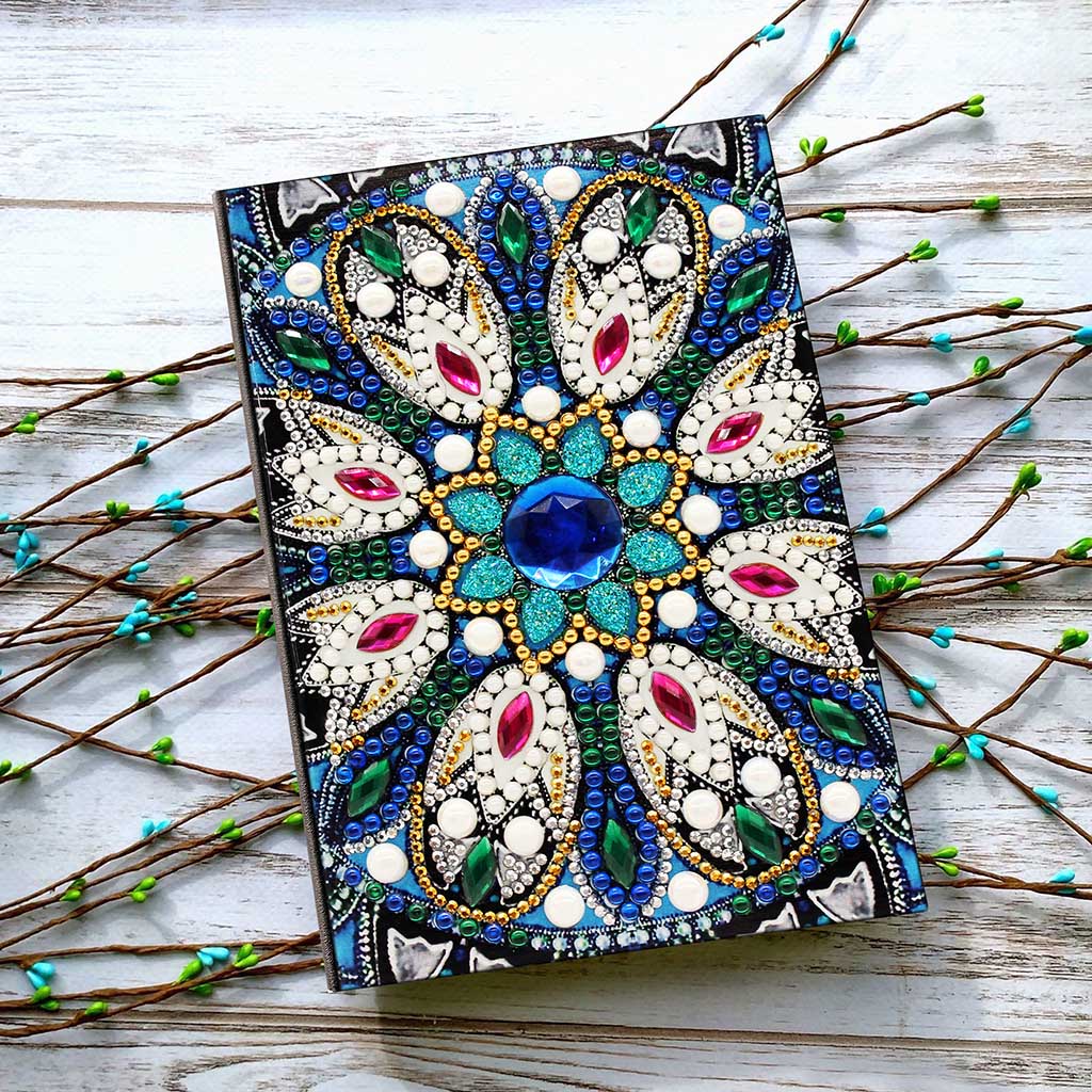 50 Pages Diamond Painting Notebook DIY Special Shaped Embroidery for Cross Stitch A5 Diary Book