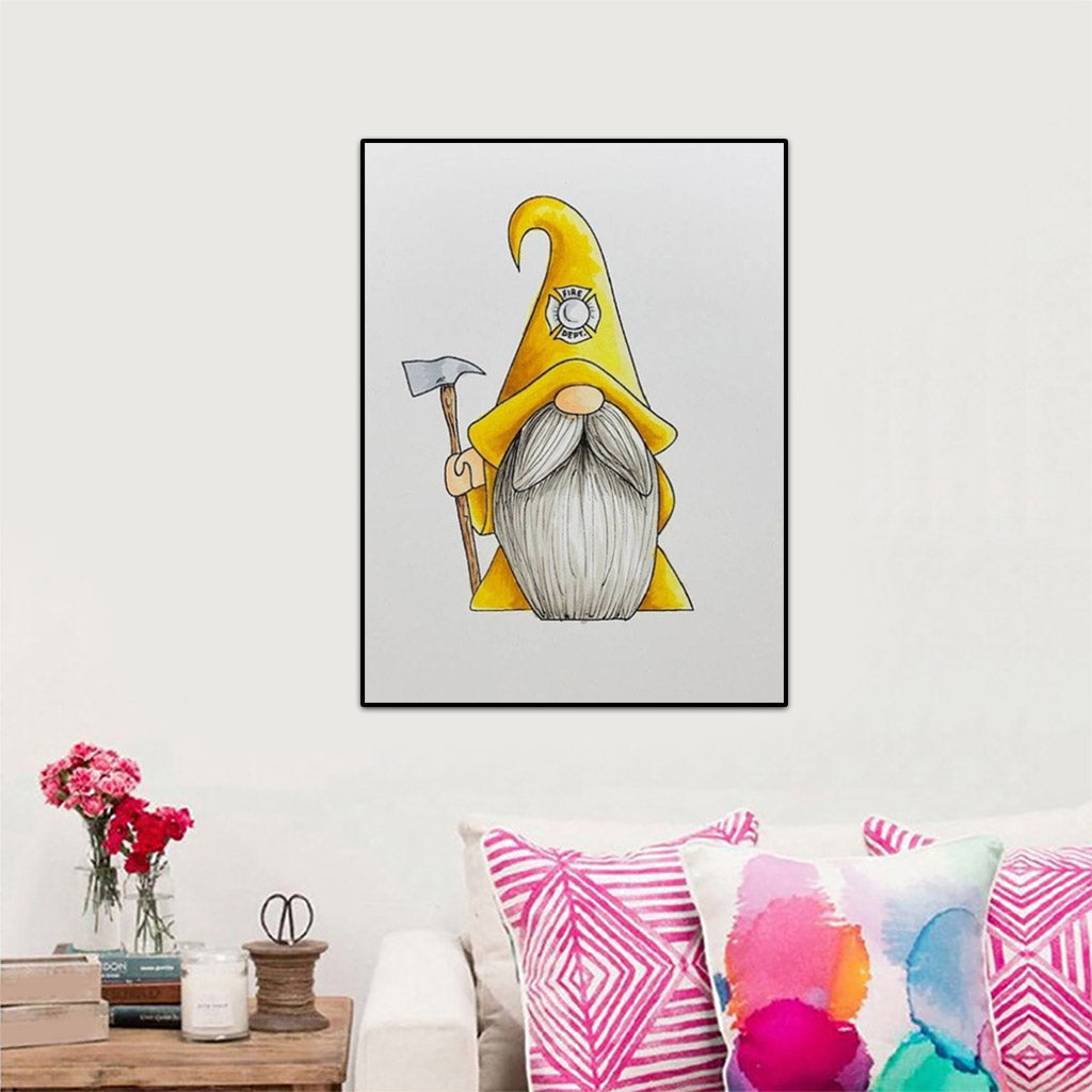 5D DIY Diamond Painting Kit for Adults Ax Gnome Full Drill Crystal Wall Decor