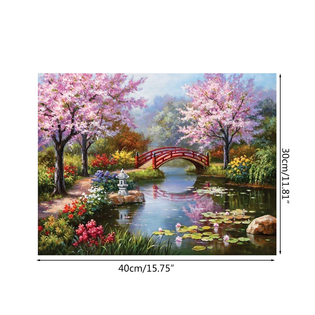 Spring Scenery Bird 5D Full Drill Diamond Painting Embroidery for Cross Stitch K