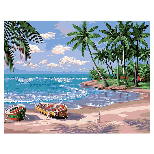 Seaside Scenery 5D DIY Diamond Painting Kits for Adults Full Drill Crystal for Rhinestone Embroidery for Cross Stitch Ar
