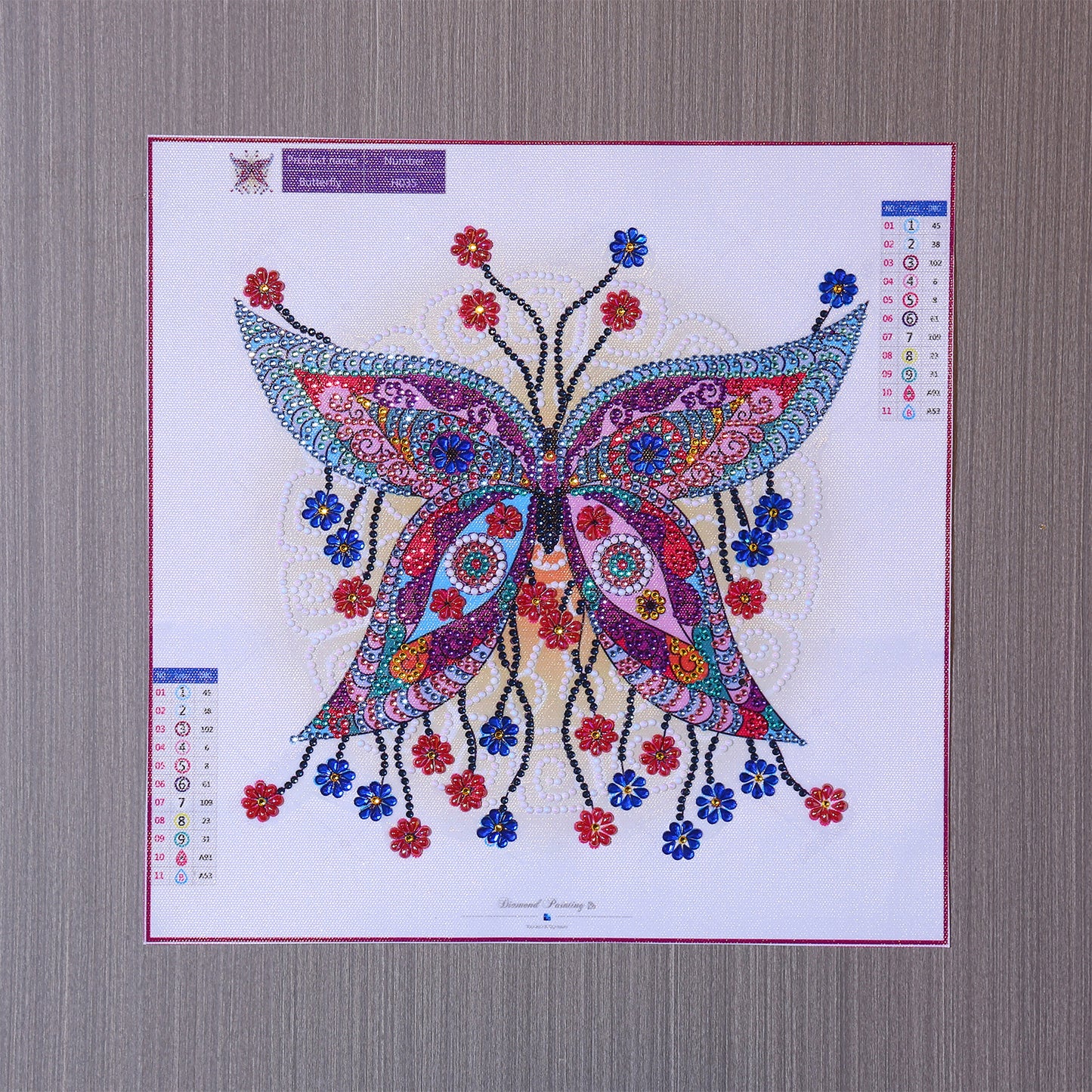 Shinning Butterfly Diamond Paint Kit 5D DIY Mosaic Picture Crafts Art Hobby Diamond Embroidery Cross Stitch Home Decor
