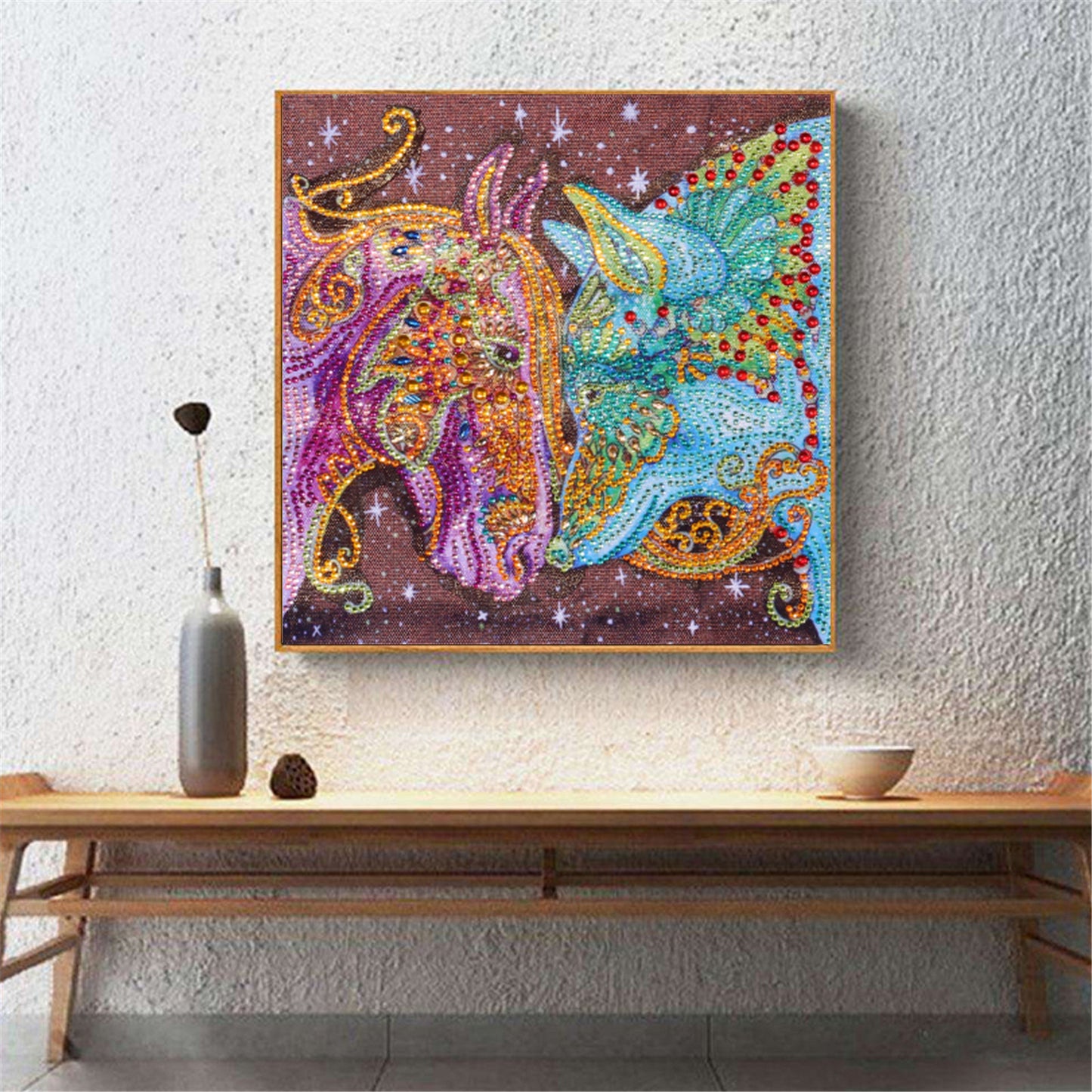 Unicorn 5D DIY Diamond Paint Animals Cross Diamond Embroidery Paint Home Decor