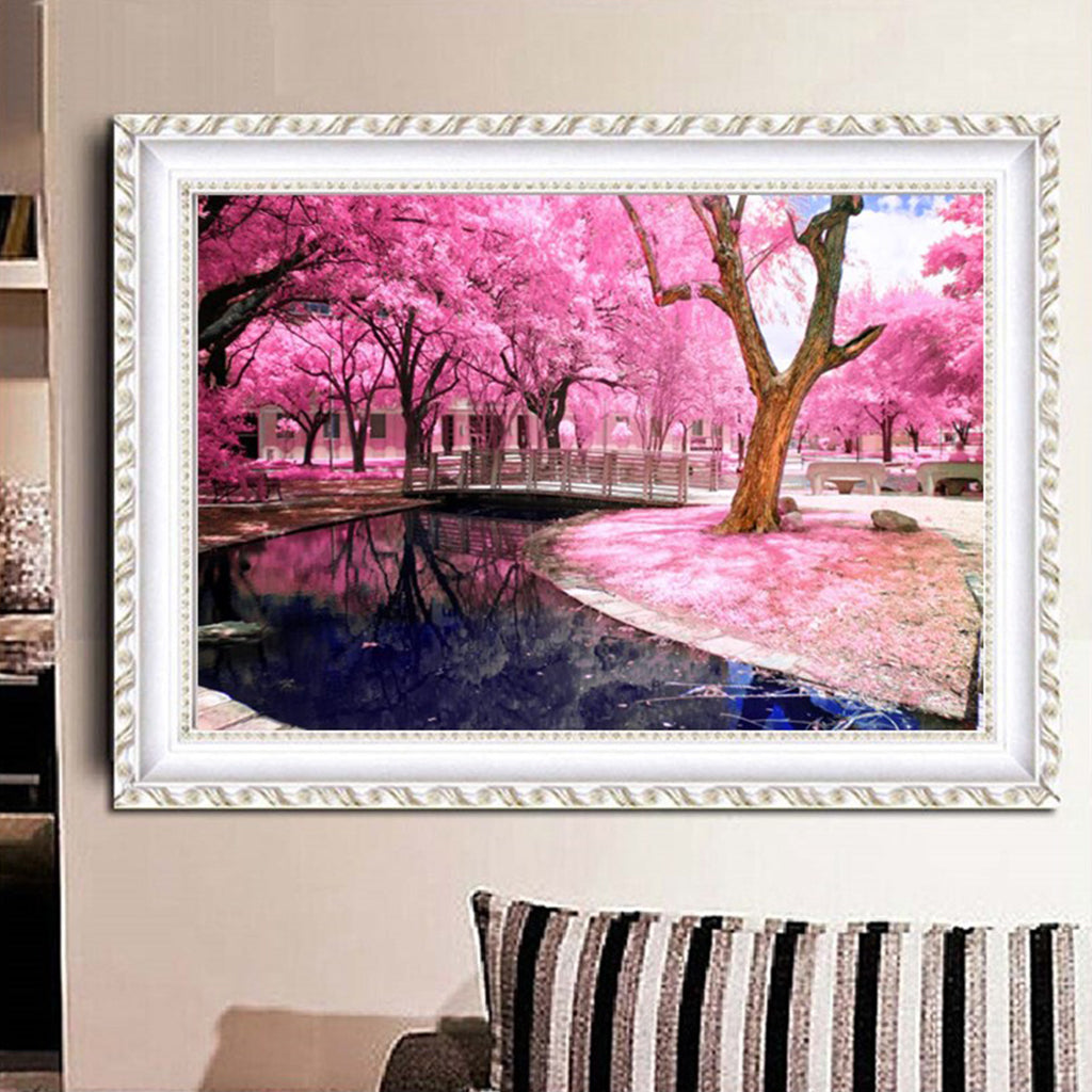 5d Diamond Painting Landscape Number Kits, Painting for Cross Stitch Full Drill Crystal for Rhinestone Embroidery Pictures Arts Craft For Home Wall Decor Gift-16x20in